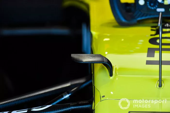 Parte aerodinámica del Renault R.S.19