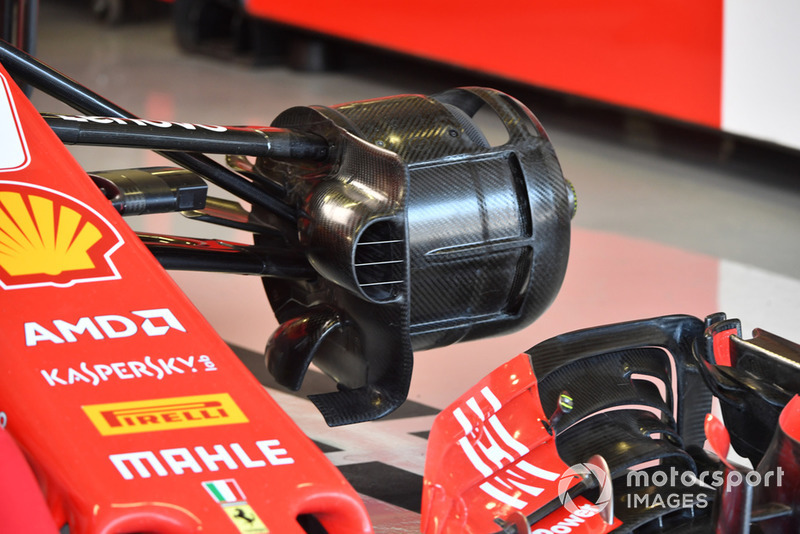 Ferrari SF-71H front wheel hub