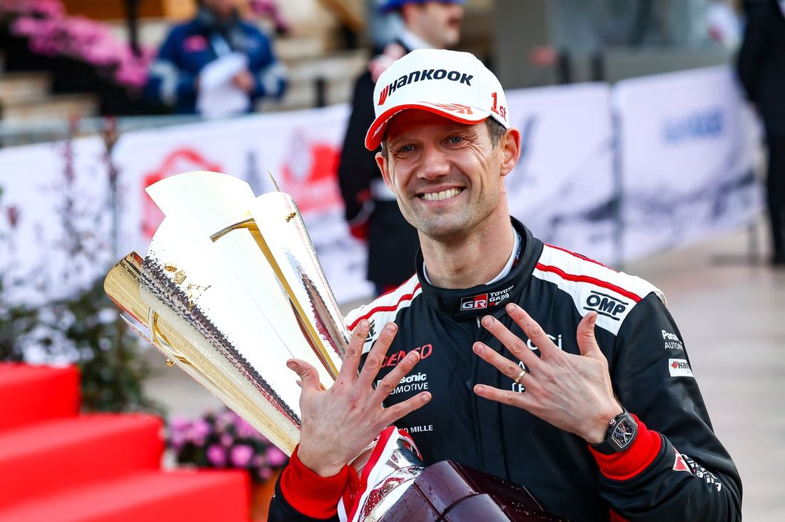 Zwycięzca Sébastien Ogier, Toyota Gazoo Racing WRT