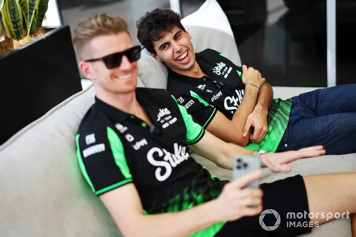 Nico Hulkenberg, Sauber, Gabriel Bortoleto, Sauber