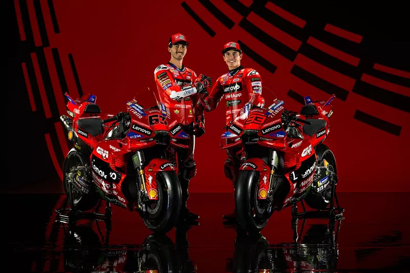 Francesco Bagnaia, Marc Marquez, Ducati Team 

