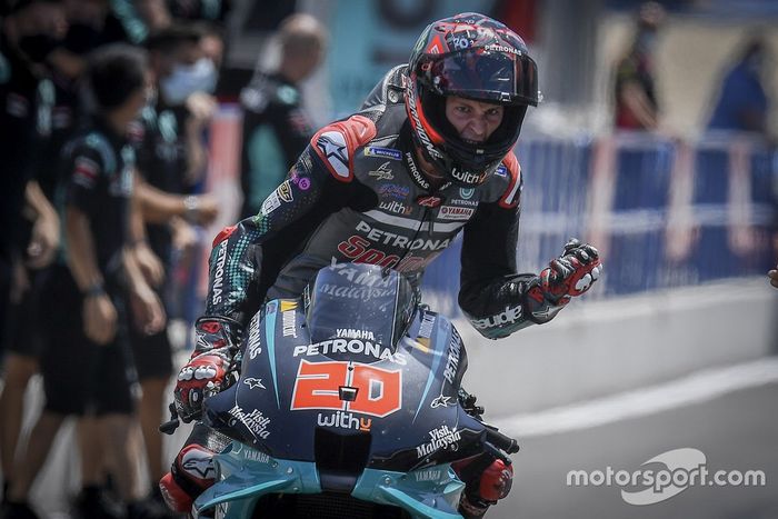 El ganador Fabio Quartararo, Petronas Yamaha SRT