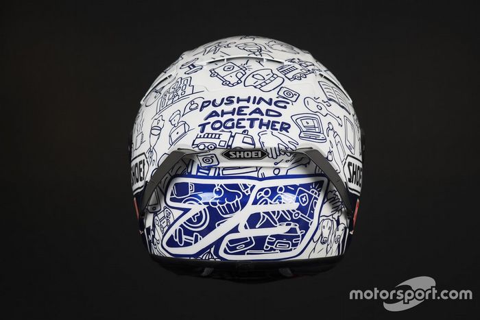 Casco de Alex Marquez, Repsol Honda Team