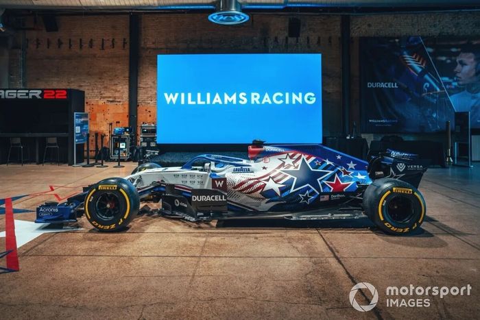 Decoración especial del Williams para el GP de Estados Unidos 2022 (1)