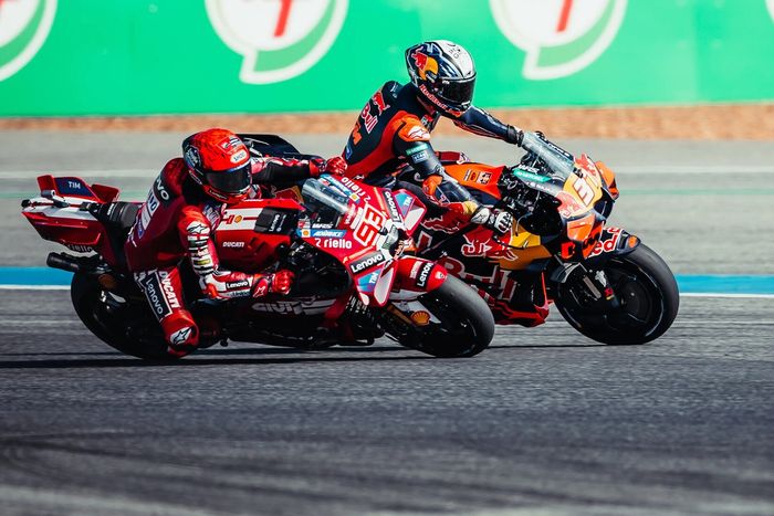 Pedro Acosta, Red Bull KTM Factory Racing, Marc Marquez, Ducati Team