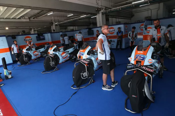 Trackhouse Racing garage atmosphere