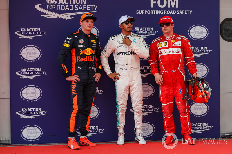 Льюіс Хемілтон, Mercedes AMG F1, Макс Ферстаппен, Red Bull Racing, Кімі Райкконен, Ferrari