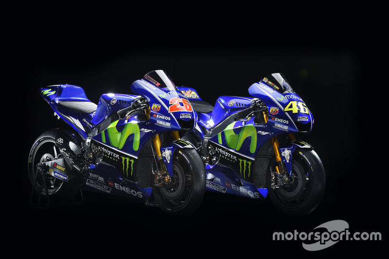 Die neuen Bikes von Maverick Viñales, Yamaha Factory Racing, und Valentino Rossi, Yamaha Factory Rac