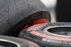 Pirelli tyres in the paddock