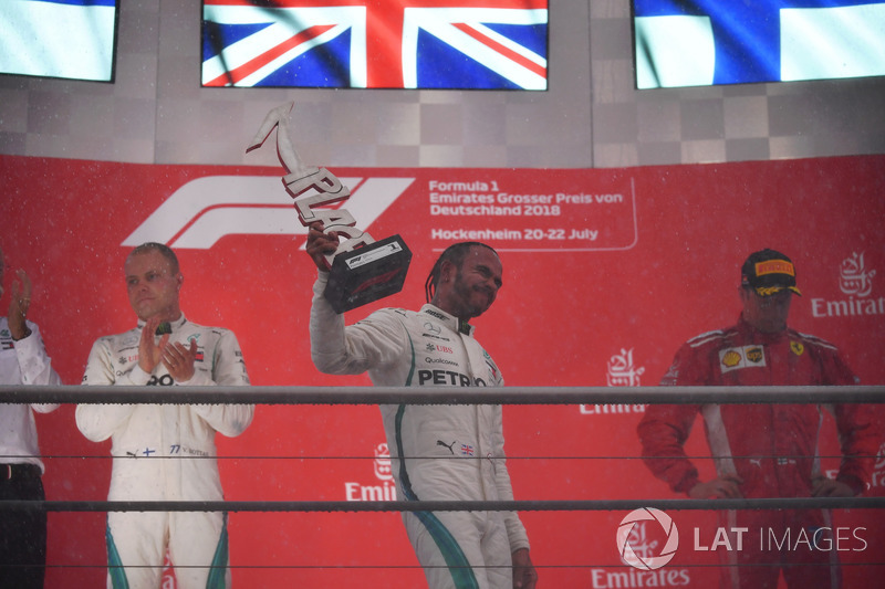 Валттері Боттас, Mercedes-AMG F1, Льюіс Хемілтон, Mercedes-AMG F1 та Кімі Райкконен, Ferrari