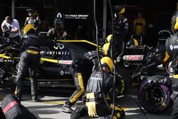 Nico Hulkenberg, Renault Sport F1 Team R.S. 18 au stand