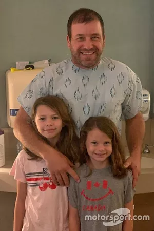 Ryan Newman with his daughters Brooklyn Sage, Ashlyn Olivia