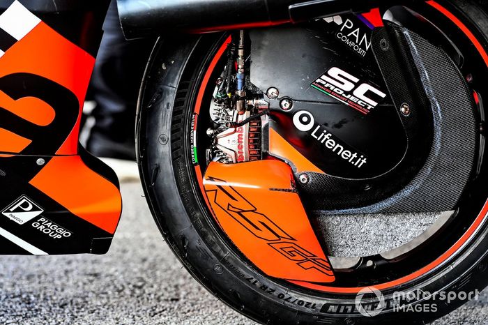 Detalle de la Moto Aprilia