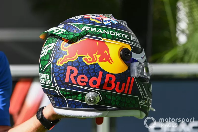 Casque spécial de Sergio Perez, Red Bull Racing
