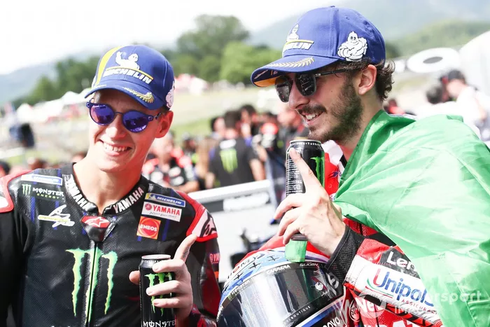 Francesco Bagnaia, Ducati Team, Fabio Quartararo, Yamaha Factory Racing