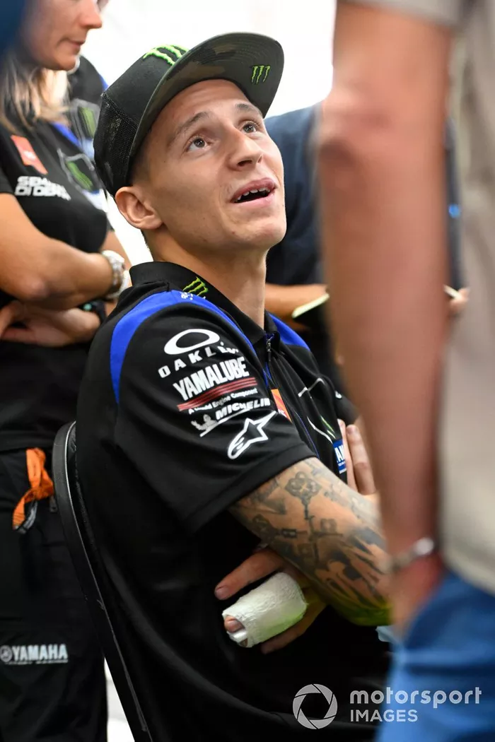 Fabio Quartararo, Yamaha Factory Racing, dedo roto