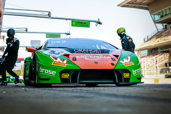 #63 GRT Grasser Racing Team Lamborghini Huracan GT3: Christian Engelhart, Mirko Bortolotti, Andrea Caldarelli