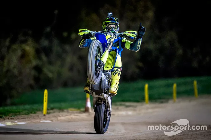Valentino Rossi in azione