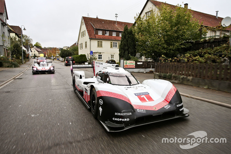 La Porsche 919 Hybrid Evo sur les routes allemandes