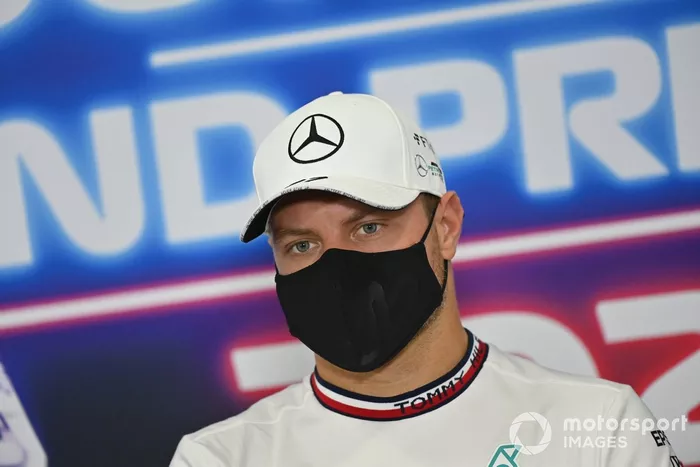 Valtteri Bottas, Mercedes en rueda de prensa 