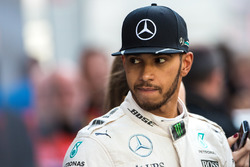 Lewis Hamilton, Mercedes AMG F1 im Gespräch mit der Presse