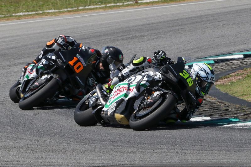 Joan Mir et Luca Marini (Honda HRC)