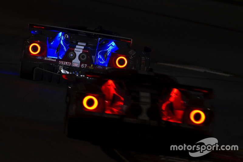 9. #67 Chip Ganassi Racing Ford GT, GTLM: Ryan Briscoe, Richard Westbrook, Scott Dixon, #66 Chip Ganassi Racing Ford GT, GTLM: Dirk Müller, Joey Hand, Sébastien Bourdais