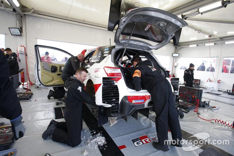 Toyota Gazoo Racing team area