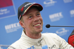 Conferenza stampa, Thed Björk, Polestar Cyan Racing, Volvo S60 Polestar TC1