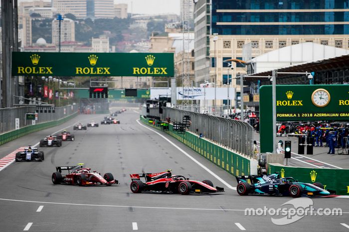 Alexander Albon, DAMS, George Russell, ART Grand Prix, Nyck De Vries, PREMA Racing