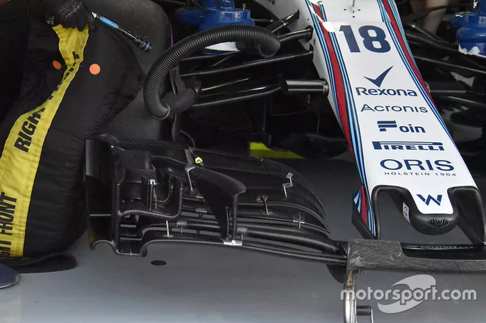 Williams FW41 front wing detail