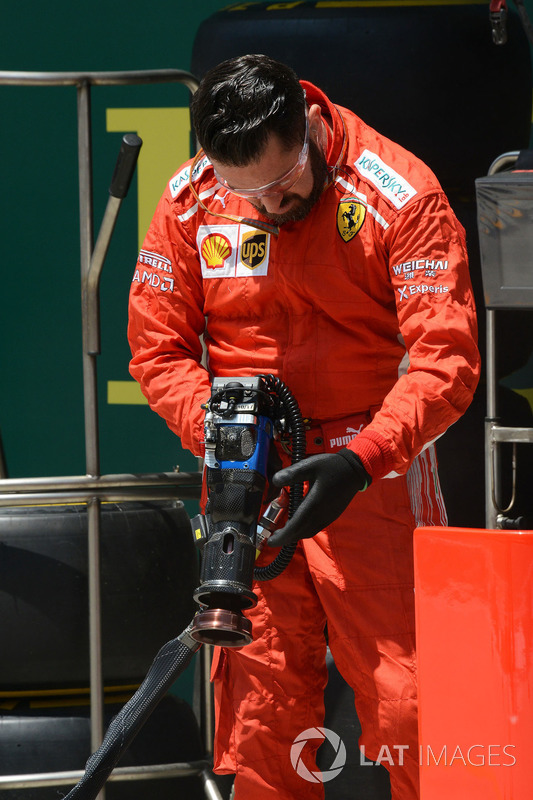 Mecánico de Ferrari