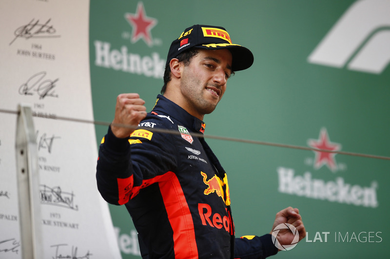 Pemenang: Daniel Ricciardo, Red Bull Racing