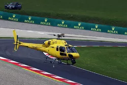 A helicopter