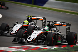 Нико Хюлькенберг, Sahara Force India F1 VJM09 и Серхио Перес, Sahara Force India F1 VJM09