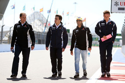 Фелипе Наср, Sauber изучает трассу с командой