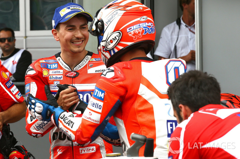 Хорхе Лоренсо, Ducati Team, Андреа Довіціозо, Ducati Team