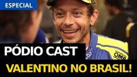 VALENTINO ROSSI no PÓDIO CAST!: MotoGP no Brasil, AMIZADE com ALEX BARROS, INTERLAGOS e mais!