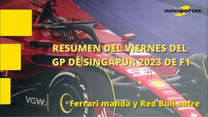 Resumen del viernes del GP de Singapur 2023 de F1 en Marina Bay