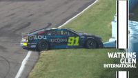 El choque de Kimi Räikkönen Watkins Glen