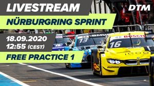 DTM Nurburgring Sprint: Trening 1