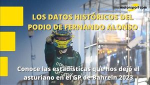 Los datos históricos que nos dejó el podio de Fernando Alonso en el GP de Bahrein 2023 de F1