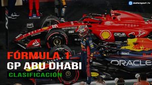 RESUMEN clasificación del GP de Abu Dhabi 2023