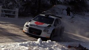 Testy przed Rajdem Monte Carlo 2024 - Rossel, Griazin