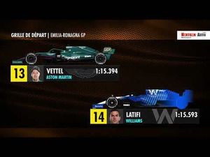 Parrilla de salida del GP de Emilia Romagna 2021 de Fórmula 1, en Imola