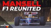 Nigel Mansell con el  Williams FW14B en Goodwood 