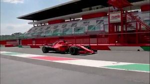 Leclerc, el volante del Ferrari SF71H en Mugello