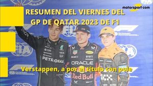 RESUMEN de la CLASIFICACIÓN del VIERNES del GP de Qatar de F1 2023