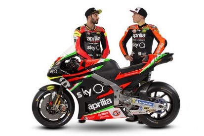 Aprilia zeigt die neuen Farben für die MotoGP-Saison 2019