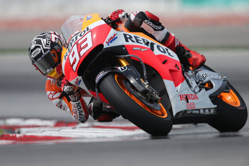 Marquez leads the way as MotoGP 2014 roars into action at Sepang